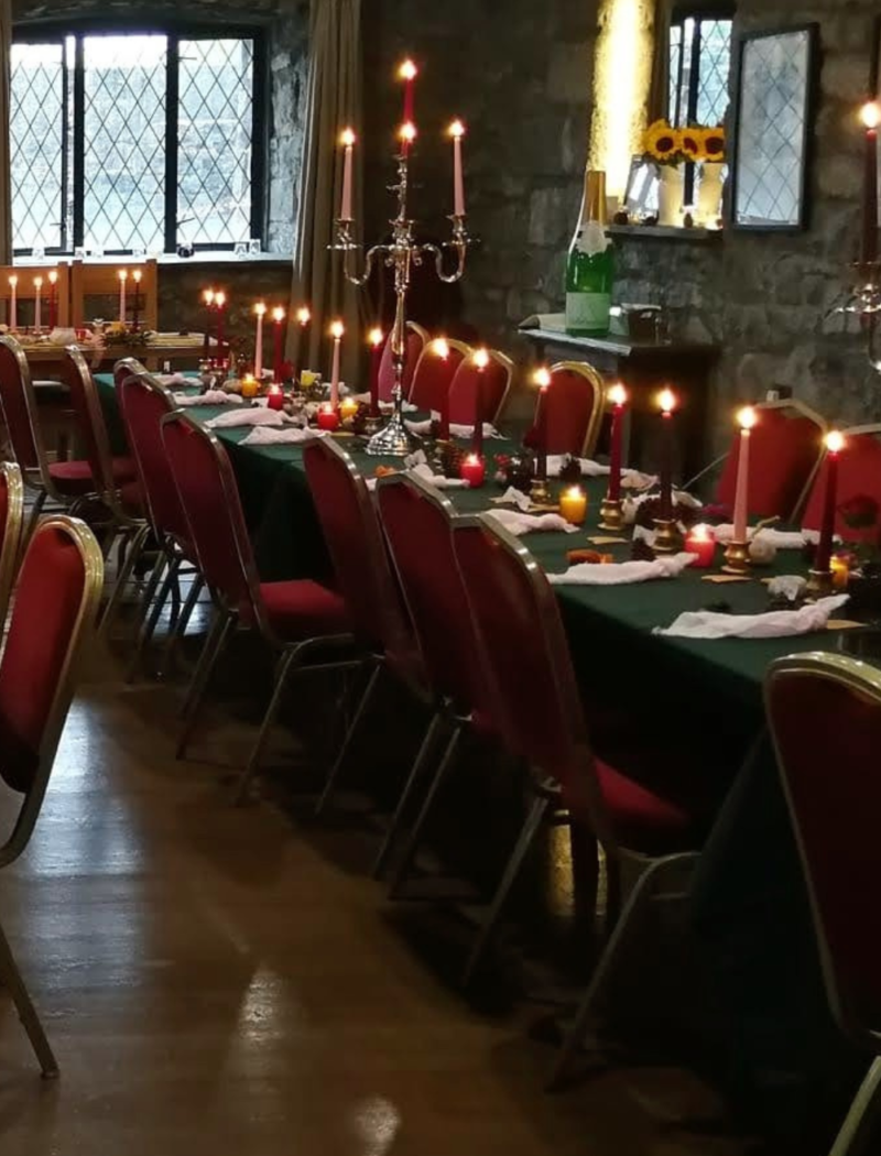 banquet style dining